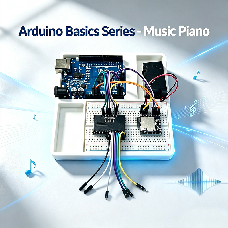 Diy Electronics Basics - Arduino Basics Series Music Piano DIY