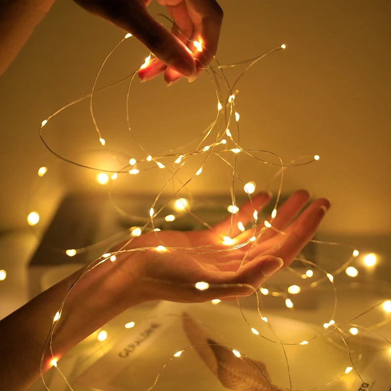 Diy Electronics News - LED Fairy Lights String Button Battery