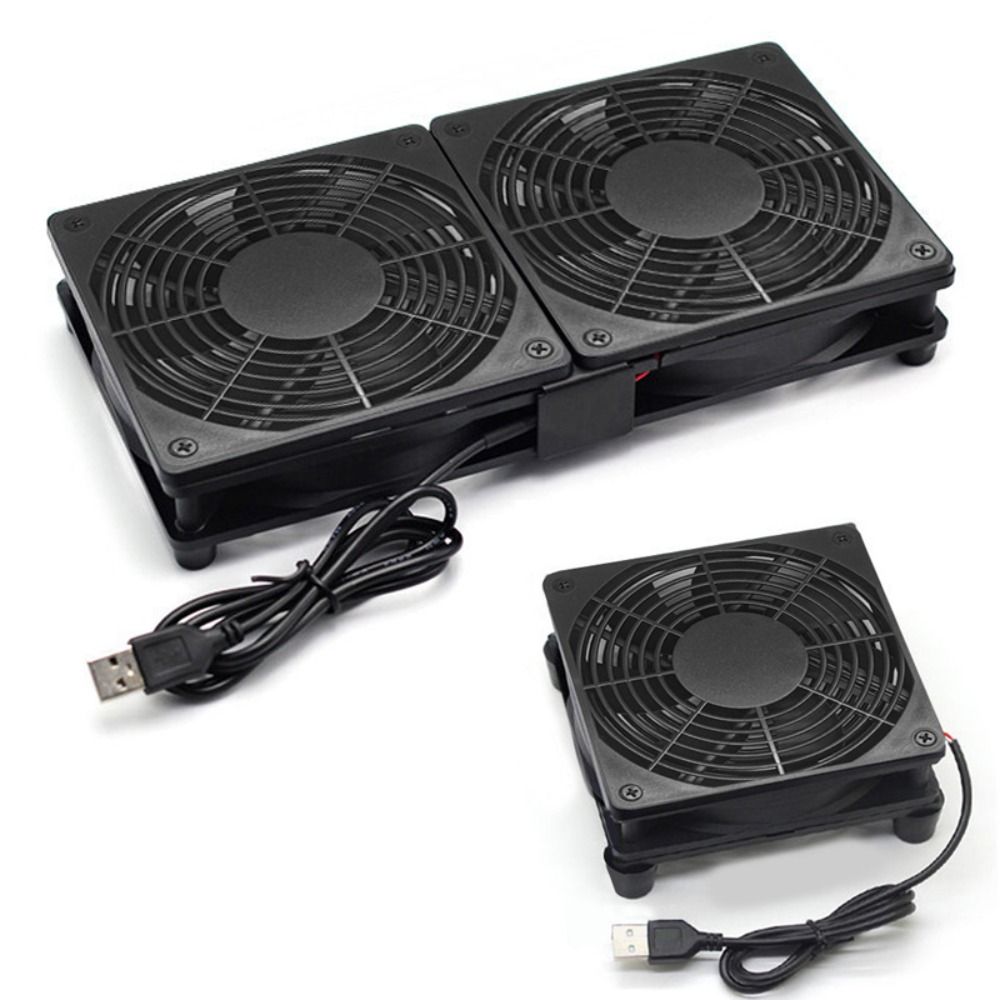 Diy Electronics Cabinet - USB Powered Electronic Cooling Fan Dual