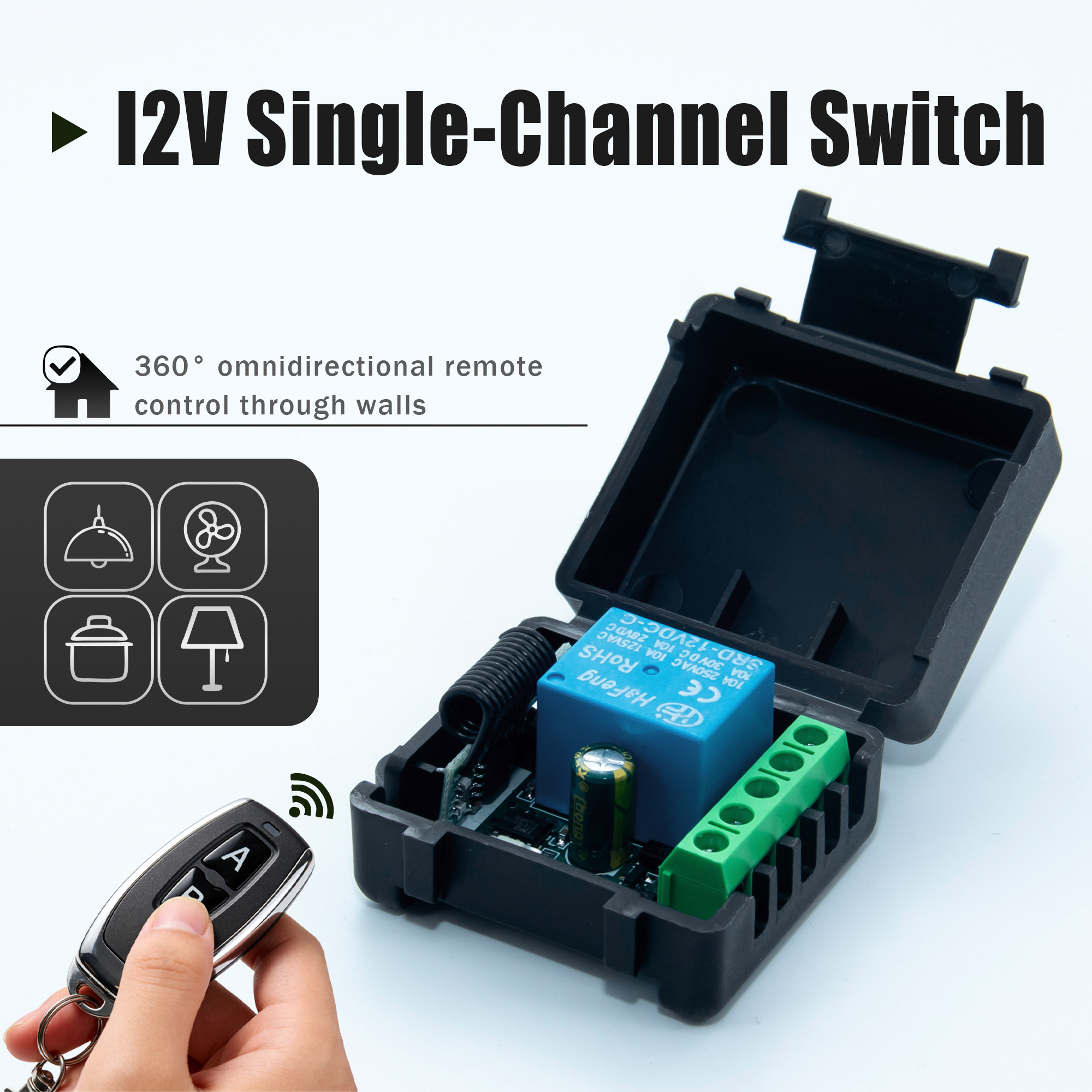 DC 12V 433MHz Wireless Remote  - огляд і ціна Rf 433Mhz Module