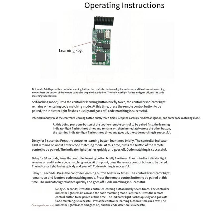 B04B-For RF Switch Controller+ - огляд і ціна Rf 433Mhz Module