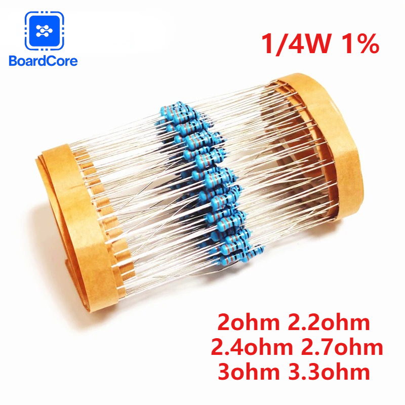 100/120PCS 1/4W 1% Metal Film  - огляд і ціна Resistor Kit 1 4W