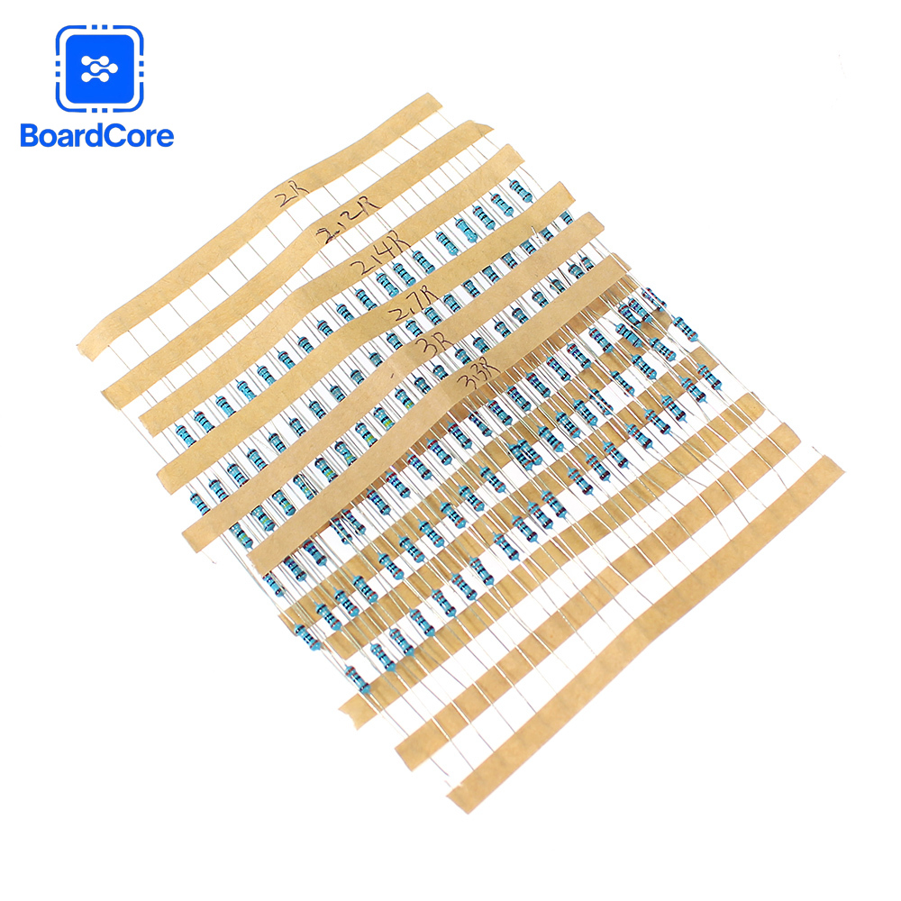100/120PCS 1/4W 1% Metal Film  - огляд і ціна Resistor Kit 1 4W