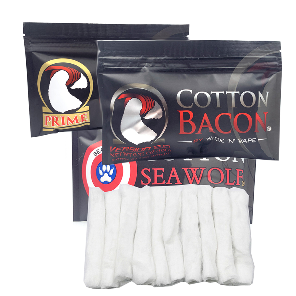 2Pack Cotton Bacon Prime Silve - огляд і ціна Diy Vape Electronics