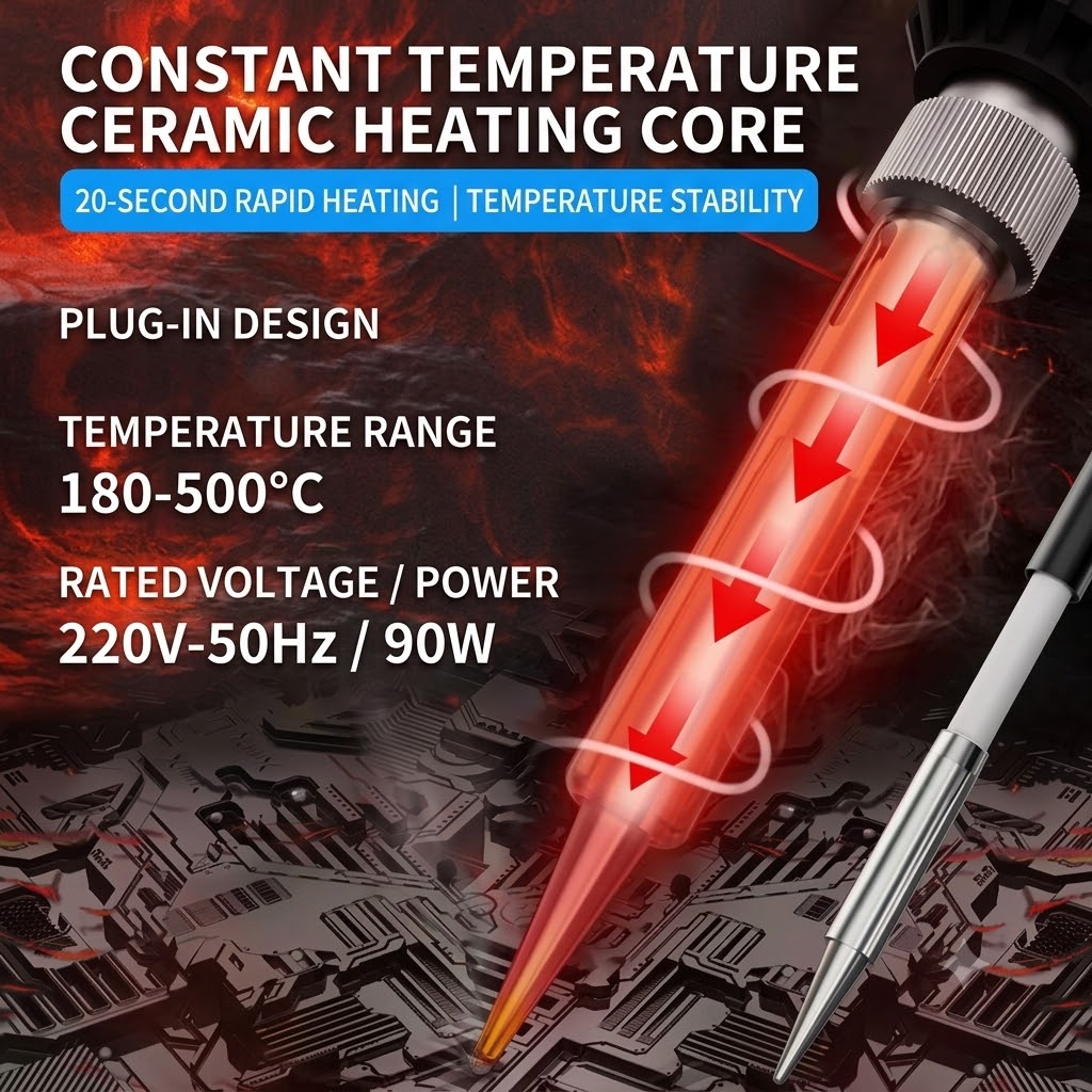 Adjustable Temperature Solderi - огляд і ціна Diy Electronics Uk