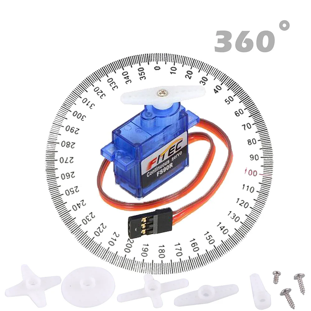 Feetech Mini FS90R Micro Servo - огляд і ціна Diy Electric Car