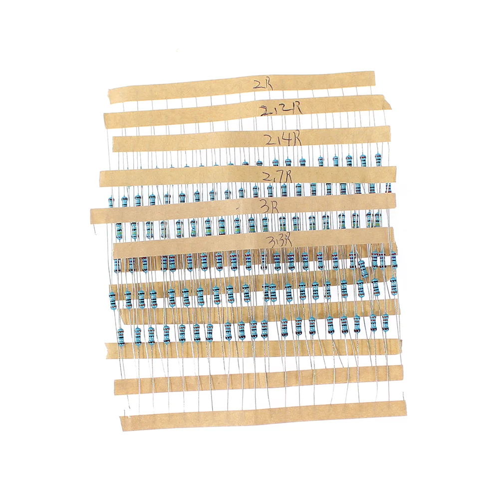 120PCS 1/4W 1% Automotive Airb - огляд і ціна Resistor Kit 1 4W
