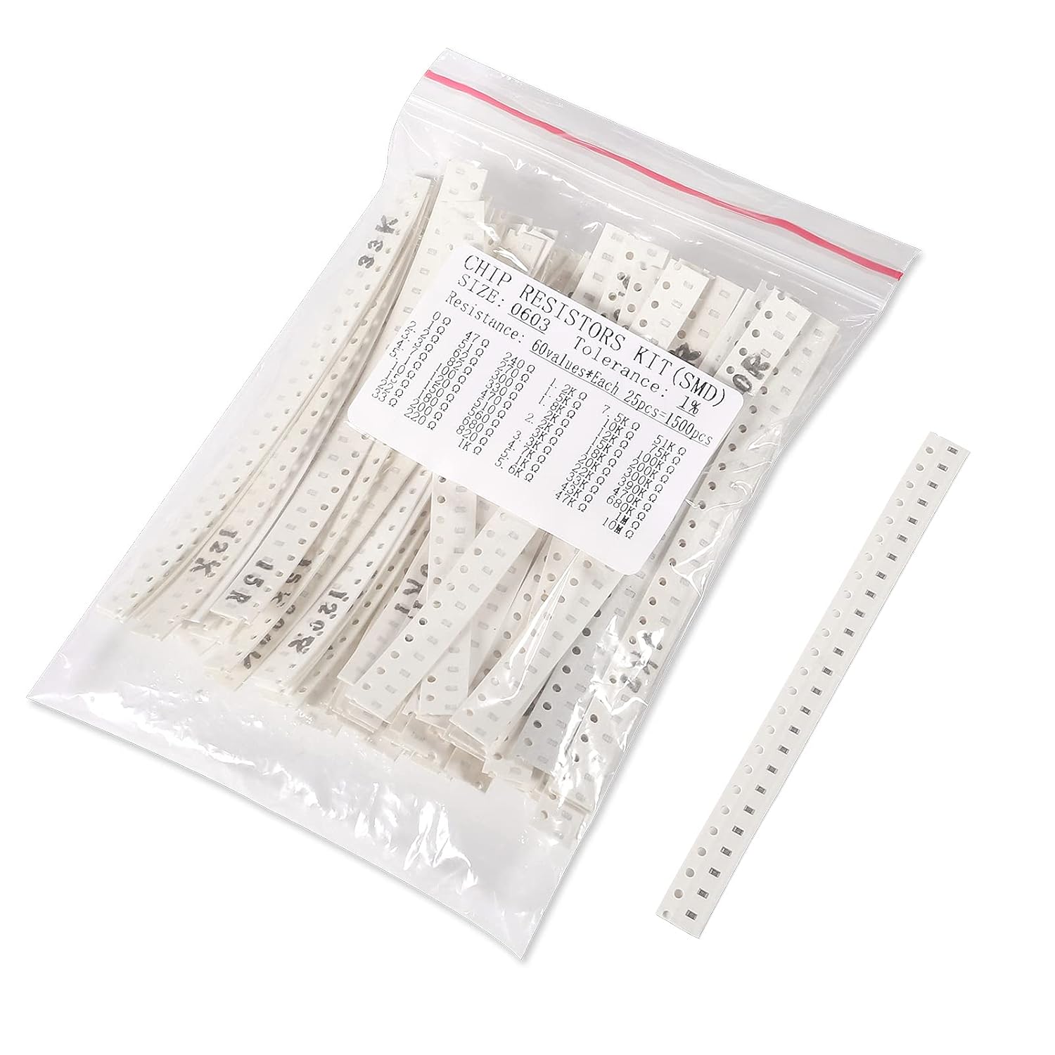 1500PCS 0603 SMD Resistor Kit, - огляд і ціна Resistor Kit 1 4W