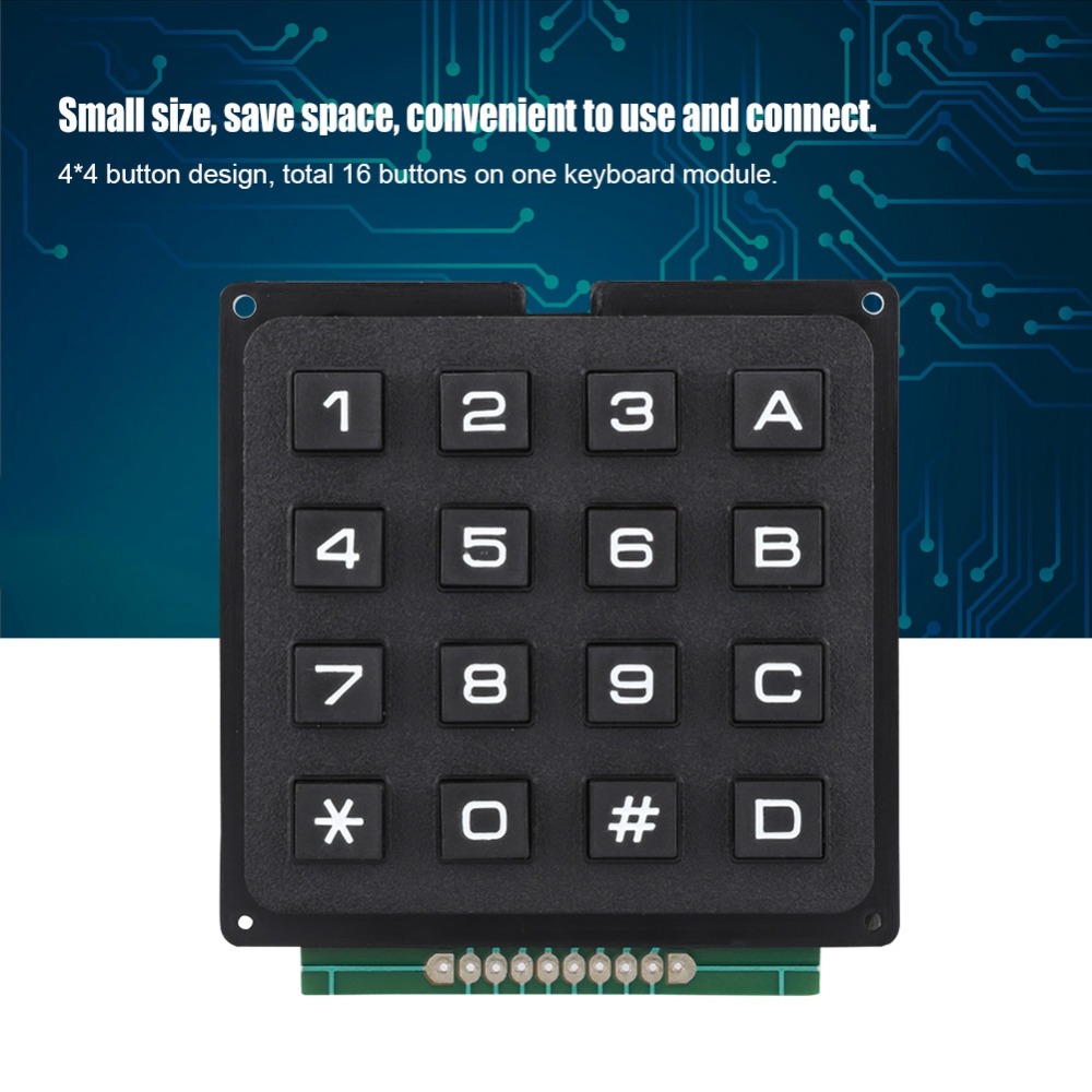 Practical 4x4 Numeric Keypad 1 - огляд і ціна Diy Electronics Uk