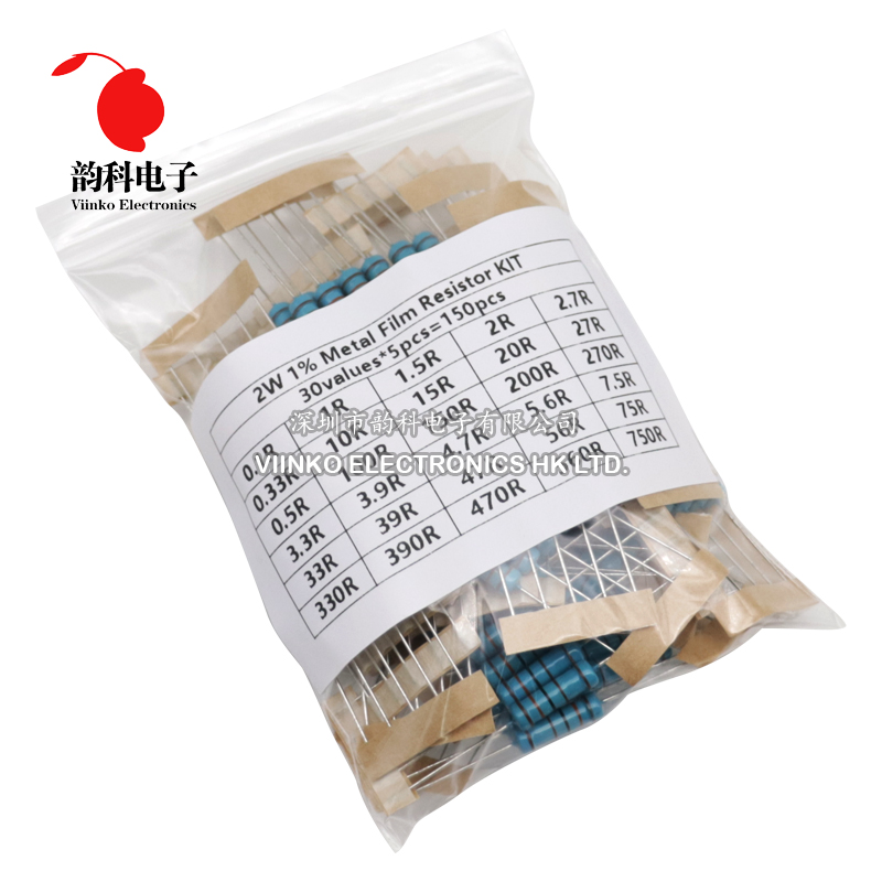 300PCS 150PCS 1/2W 1W 3W 2W Re - огляд і ціна Resistor Kit 1 4W
