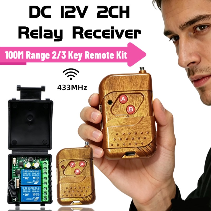 433.92Mhz DC 9-30V 12V 24V10A  - огляд і ціна Rf 433Mhz Module