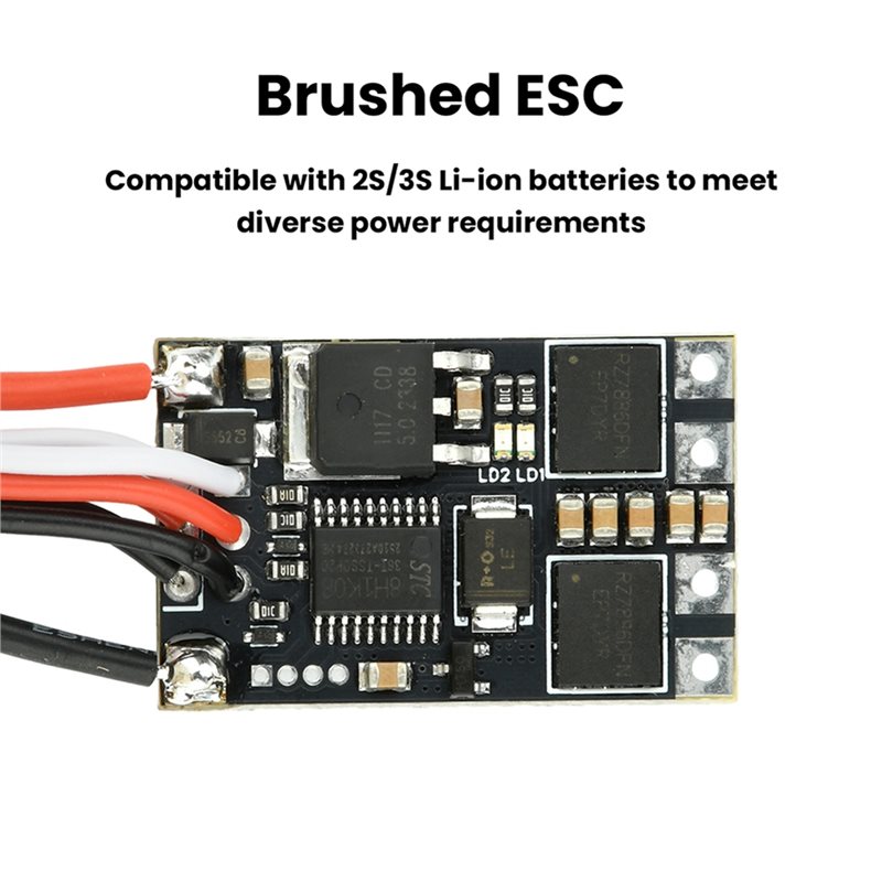 -[No.68 ] Brushed ESC Micro 5A - огляд і ціна Diy Electric Car