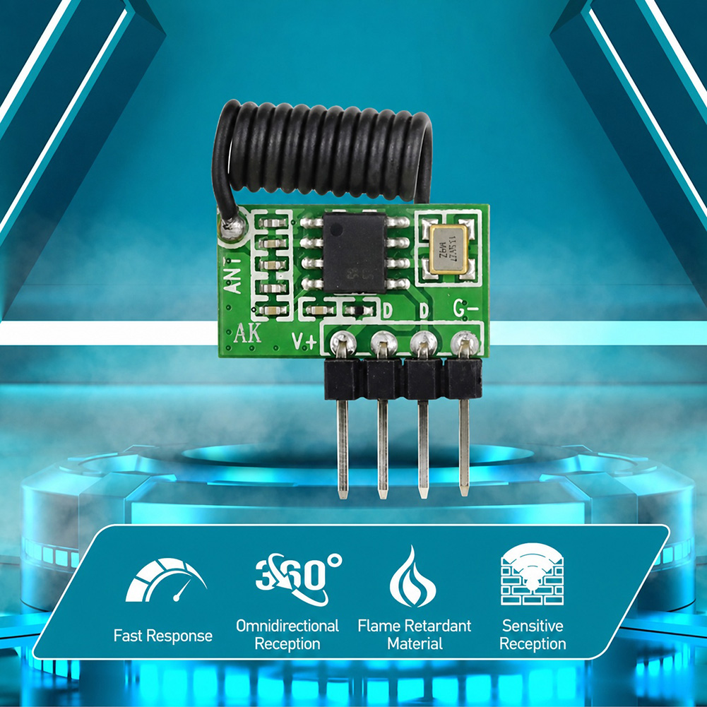 315MHz/433MHz Superheterodyne  - огляд і ціна Rf 433Mhz Module