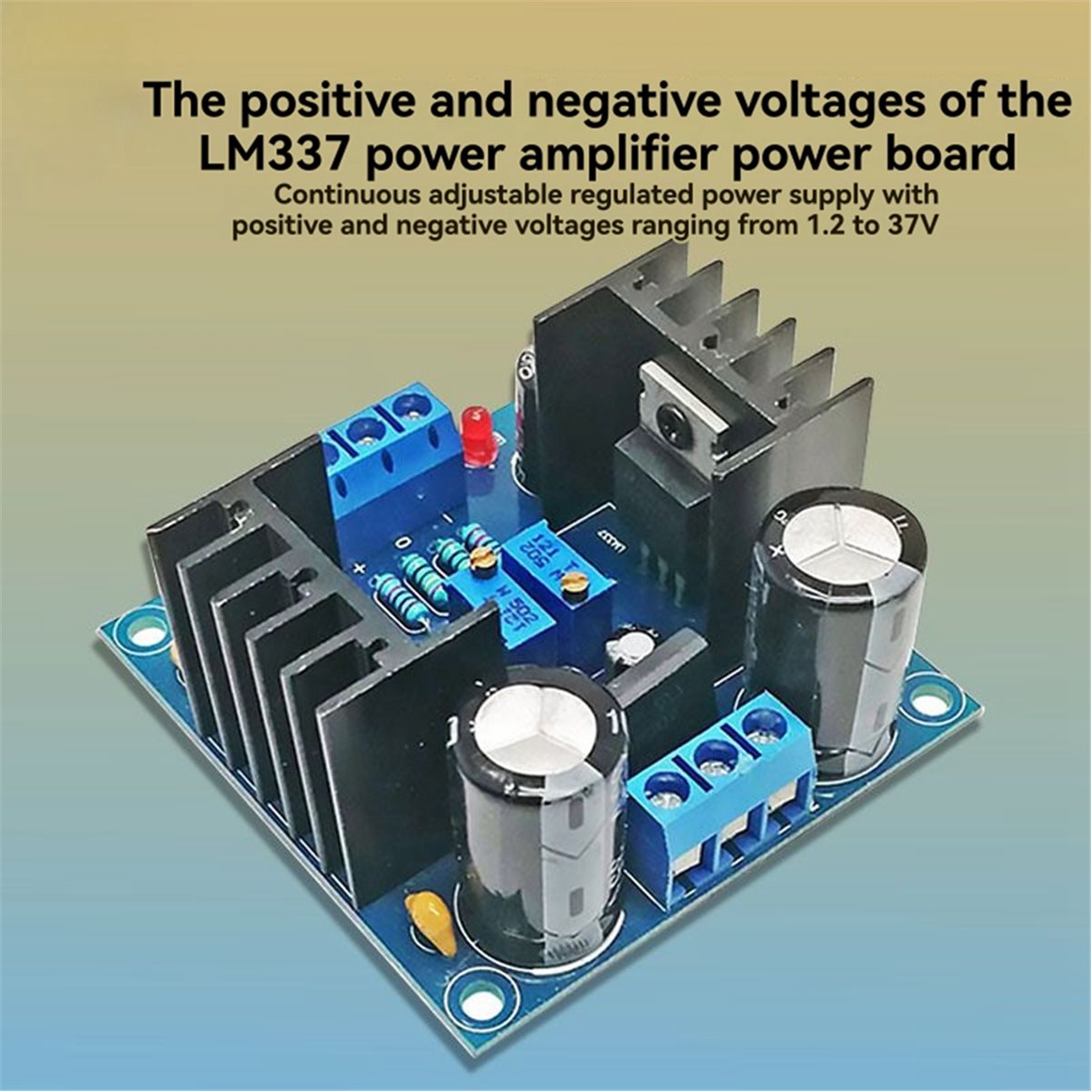 A49T LM317 LM337 Positive and  - огляд і ціна Lm317 Voltage Regulator